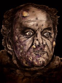 Baron Harkonnen, Dune, Kenneth McMillan, ink, sketching, monkeyswithbrushes